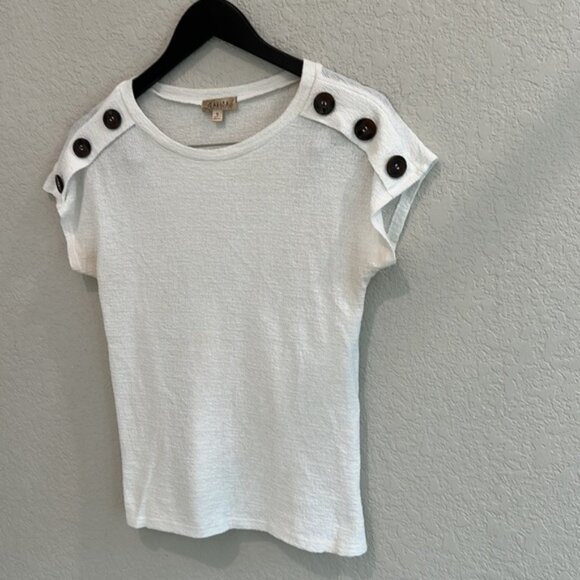 Lavish Botique knit white top in Small - Picture 2 of 9